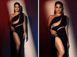 Nushrratt Bharuccha served a new sassy look in the black cut-out dress and we are floored
