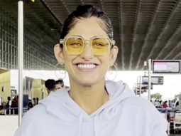 Paps wish Kubbra Sait happy birthday as she gets clicked at the airport