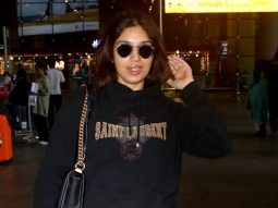 ‘Pareshan lag rahe ho’, paps ask Bhumi Pednekar at the airport