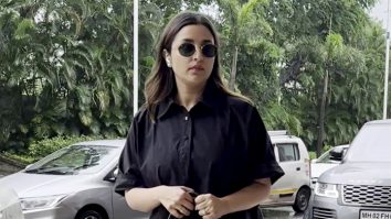 Parineeti Chopra arrives at the airport in her signature classic black look