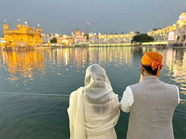 Parineeti Chopra and Raghav Chadha offer prayers at Golden Temple amid wedding preps