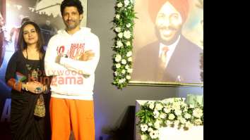 Photos: Farhan Akhtar and others grace the special screening of Bhaag Milkha Bhaag which was a tribute for the Late Milkha Singh