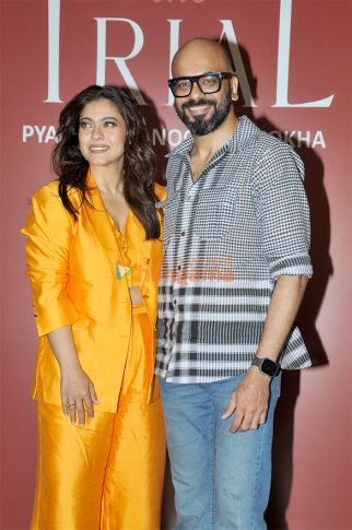 Photos: Kajol and Suparn Verma snapped at the promotions of the web show The Trial – Pyaar, Kaanoon, Dhoka