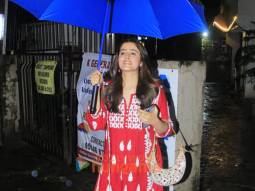Photos: Nupur Sanon snapped outside a salon in Juhu
