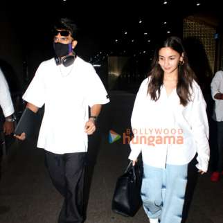 Photos: Ranveer Singh and Alia Bhatt snapped at the airport