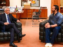 Photos: Rohit Shetty meets Mauritius Prime Minister Pravind Jugnauth; to shoot for his next in Mauritius