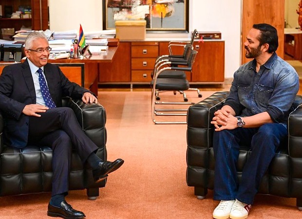 Photos: Rohit Shetty meets Mauritius Prime Minister Pravind Jugnauth; to shoot for his next in Mauritius