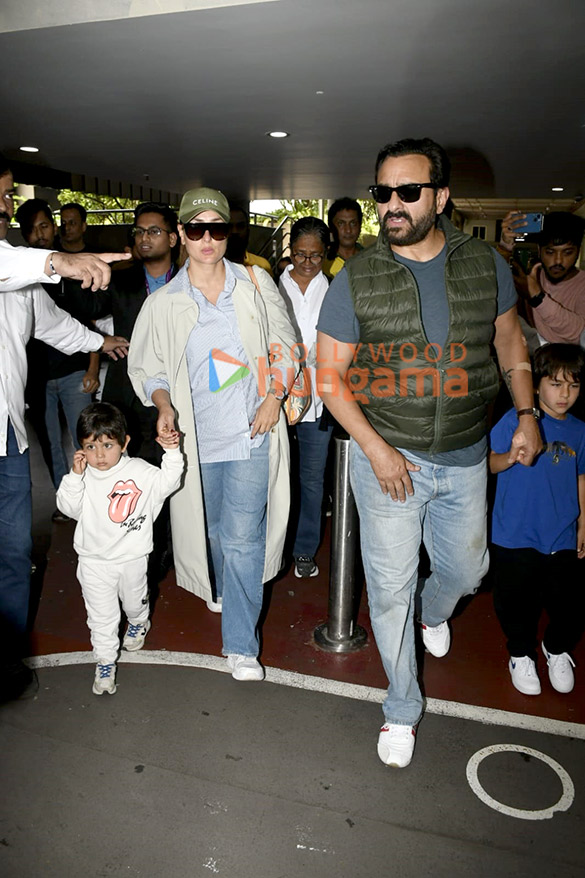 Photos: Saif Ali Khan, Kareena Kapoor Khan, Hema Malini and others snapped at the airport Photos: Saif Ali Khan, Kareena Kapoor Khan, Hema Malini and others snapped at the airport