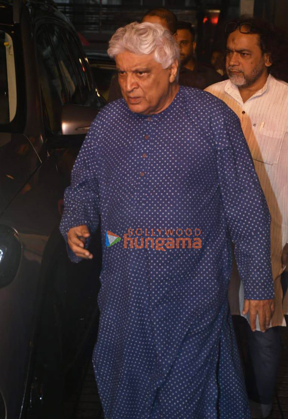 photos sham kaushal luv sinha and javed akhtar snapped at pvr juhu 5