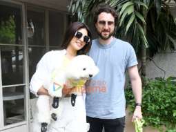 Photos: Shama Sikander snapped with husband outside Sequel, Bandra