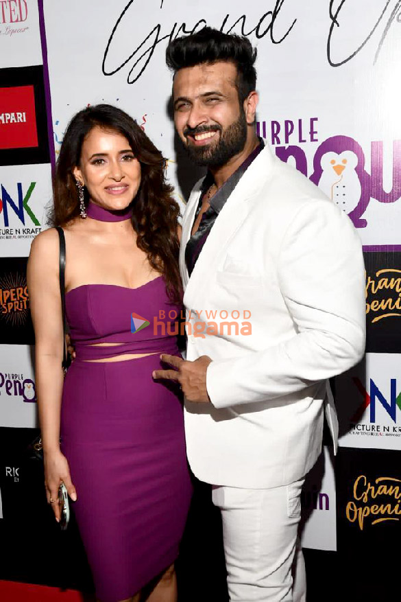photos shweta pandit vikas gupta and others snapped at purple penguin lounge and bar launch in mumbai 1