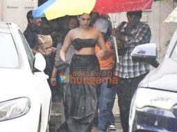 Photos: Tamannaah Bhatia, Shruti Haasan and Angad Bedi spotted on location for a shoot in Bandra