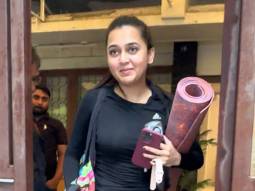 Photos: Tejasswi Prakash snapped outside her yoga class
