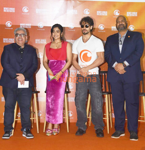 Photos: Tiger Shroff and Rashmika Mandanna attend Crunchyroll app launch in Mumbai