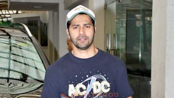 Photos: Varun Dhawan snapped at a dubbing studio