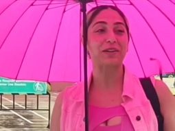Pink princess! Neha Bhasin gets clicked by paps