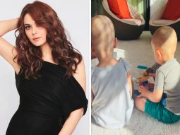 Preity Zinta opens up about her kids’ first ‘mundan’ ceremony; see pics