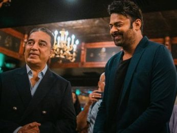 Project K co-stars Kamal Haasan and Prabhas meet at a special get together ahead of the extravagant San Diego Comic Con reveal