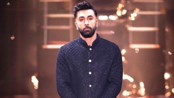 Ranbir Kapoor turns up the heat in bandhgala and fusion lungi pants as he walks the ramp for Kunal Rawal at India Couture Week