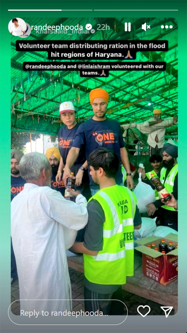Randeep Hooda extends helping hand in flood-hit Haryana; distributes rations to affected communities