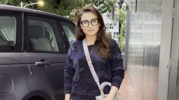 Rani Mukerji strikes a pose for paps as she gets clicked in the city