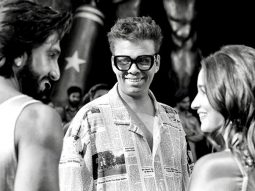 Rocky Aur Rani Kii Prem Kahaani: Alia Bhatt and Ranveer Singh gaze at each other under a ‘smiling’ Karan Johar’s command in behind-the-scenes photo