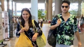 Sara Ali Khan & Ibrahim Ali Khan get clicked as they returns from their Goa Holiday