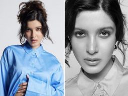 Shanaya Kapoor sets a trendy tone in blue satin shirt and brown pants for AJIO’s ad campaign