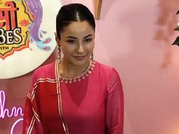 Shehnaaz Gill looks the cutest dressed in pink salwar
