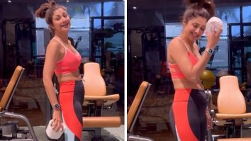 Shilpa Shetty’s fun fitness routine; mastering the “Tissue Roll Catch Challenge”