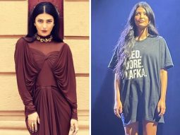Shruti Haasan takes a trip down memory lane as she shoots at St. Andrews Auditorium