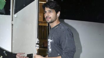 Sidharth Malhotra waves at paps as he gets clicked