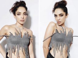 Sobhita Dhulipala is setting new benchmarks for red-carpet style in grey fringe denim bralette and the drop waist black denim skirt