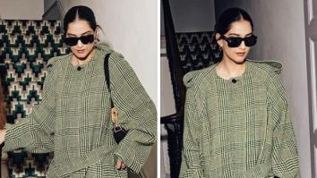 Sonam Kapoor serves iconic fashion statement in a Burberry Trench Coat as she attended the 2023 Wimbledon finals