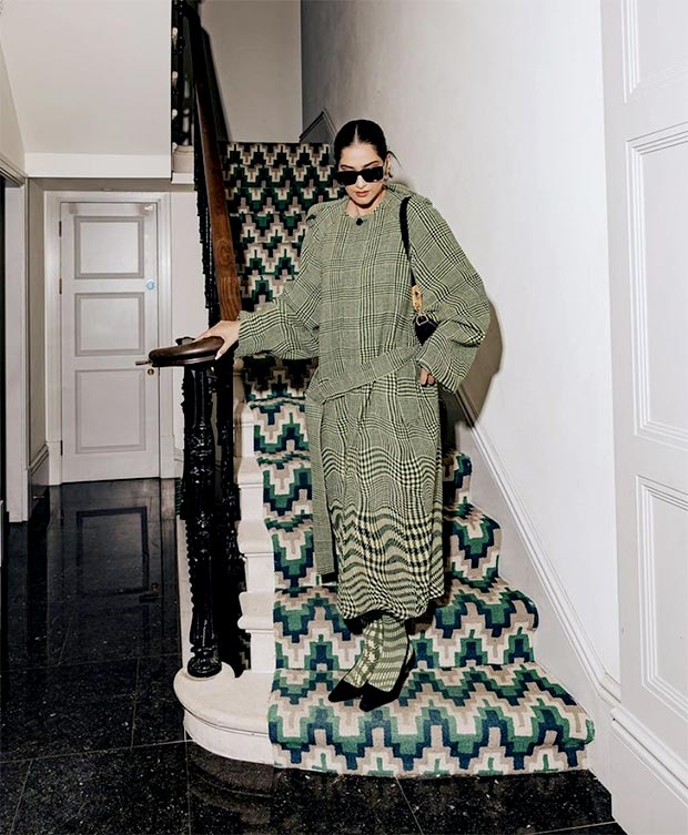 Sonam Kapoor serves iconic fashion statement in a Burberry Trench Coat as she attended the 2023 Wimbledon finals