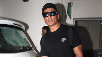 Sonu Sood poses for a selfie with fans at the airport