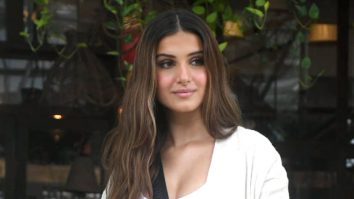 Tara Sutaria looks divine dressed in white as she poses for paps