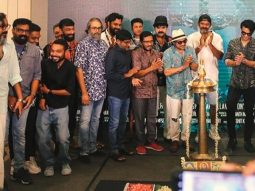 Tovino Thomas starrer Nadikar Thilakam starts shooting in Kochi; cast attends Pooja Muhurtham