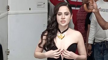 Uorfi Javed’s black cut out outfit is the vibe!