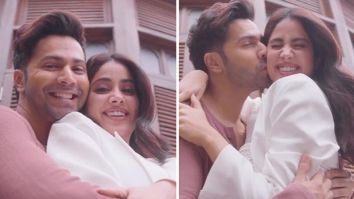 Varun Dhawan kisses Janhvi Kapoor in adorable video after ‘Dil Se Dil Tak’ song release from Bawaal, watch