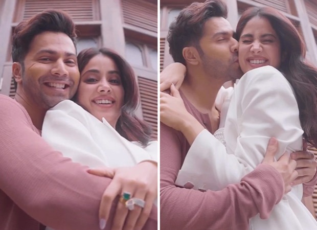 Varun Dhawan kisses Janhvi Kapoor in adorable video after ‘Dil Se Dil Tak’ song release from Bawaal, watch Varun Dhawan kisses Janhvi Kapoor in adorable video after ‘Dil Se Dil Tak’ song release from Bawaal, watch