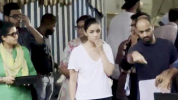 Alia Bhatt and Ranbir Kapoor check out their new house construction in Mumbai