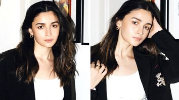 Alia Bhatt in a black cropped pantsuit by Shantanu & Nikhil shows us who the real boss around truly is
