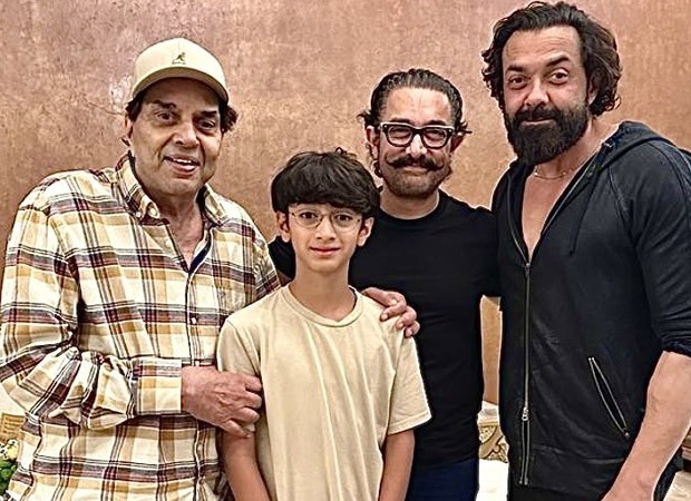 Dharmendra and Bobby Deol join Aamir Khan and Azad Rao Khan in captivating photo; see post