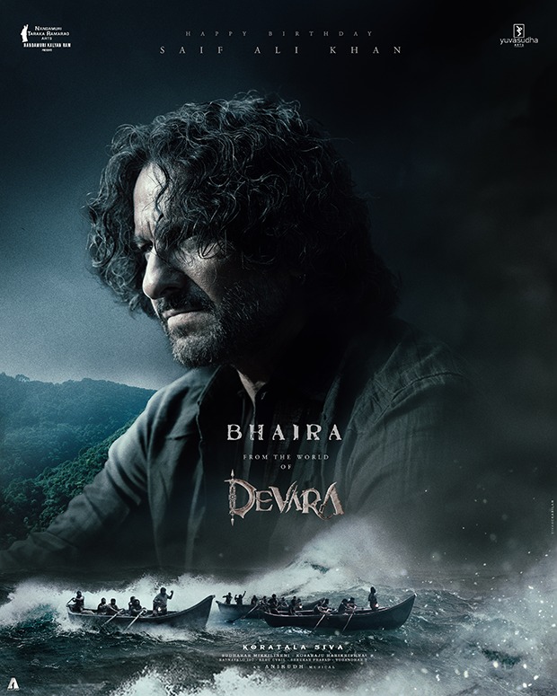 Saif Ali Khan's first look as Bhaira from Devara is out