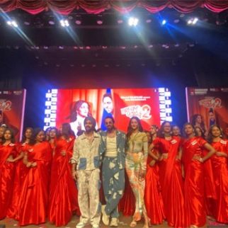 Pooja mania grips Chandigarh! Over 80 girls dressed in red sarees to meet Dream Girl 2 stars Ayushmann Khurrana, Ananya Panday, and Manjot Singh