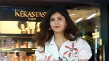 Flawless Sanjana Sanghi gets clicked by paps outside a salon