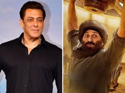 Gadar 2: Salman Khan congratulates Sunny Deol on Rs. 40 crores opening day collections: “Dhai kilo ka haath equals chalis cr ki opening”
