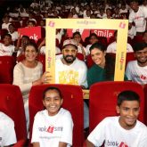 Abhishek Bachchan, Saiyami Kher delight 100 underprivileged kids with special screening of Ghoomer