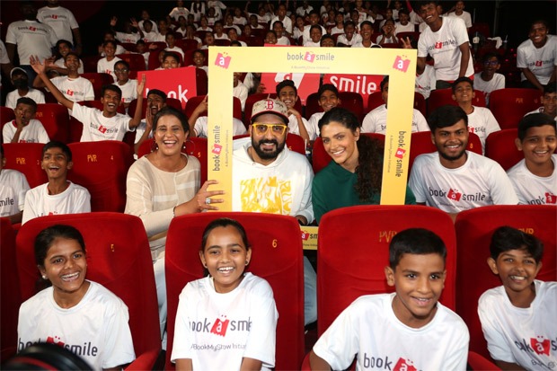 Abhishek Bachchan, Saiyami Kher delight 100 underprivileged kids with special screening of Ghoomer
